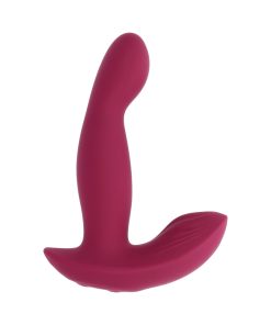 Evolved Come On Over Rechargeable Silicone Remote-Controlled Come-Hither Vibrator Burgundy