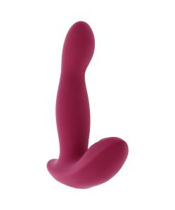 Evolved Come On Over Rechargeable Silicone Remote-Controlled Come-Hither Vibrator Burgundy