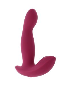 Evolved Come On Over Rechargeable Silicone Remote-Controlled Come-Hither Vibrator Burgundy