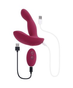 Evolved Come On Over Rechargeable Silicone Remote-Controlled Come-Hither Vibrator Burgundy