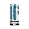 Evolved Queen Of All Trades Rechargeable Silicone Thrusting And Rotating Vibrator Teal