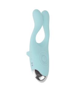 Evolved Couples Therapy Rechargeable Silicone Flexible Arm Tapping Finger Vibrator Mint