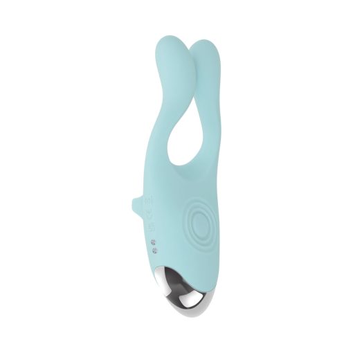 Evolved Couples Therapy Rechargeable Silicone Flexible Arm Tapping Finger Vibrator Mint - Image 2