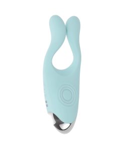 Evolved Couples Therapy Rechargeable Silicone Flexible Arm Tapping Finger Vibrator Mint