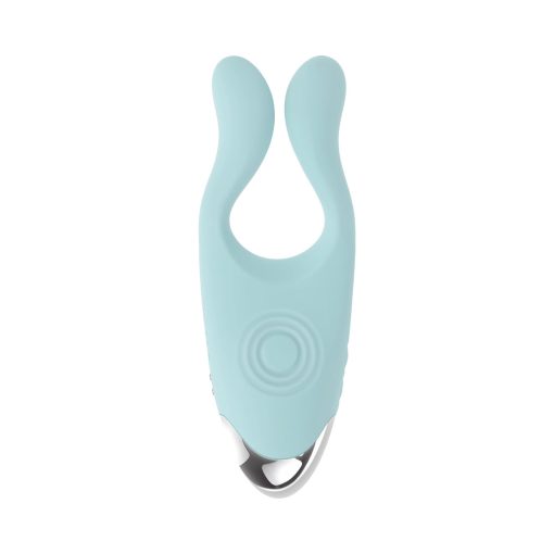 Evolved Couples Therapy Rechargeable Silicone Flexible Arm Tapping Finger Vibrator Mint - Image 4