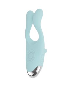 Evolved Couples Therapy Rechargeable Silicone Flexible Arm Tapping Finger Vibrator Mint
