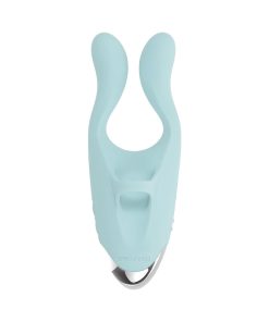 Evolved Couples Therapy Rechargeable Silicone Flexible Arm Tapping Finger Vibrator Mint