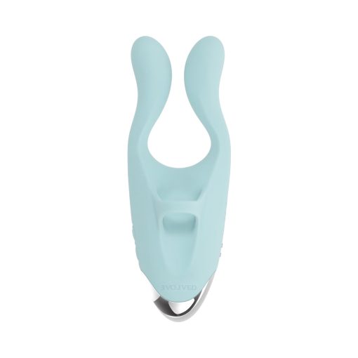 Evolved Couples Therapy Rechargeable Silicone Flexible Arm Tapping Finger Vibrator Mint - Image 6