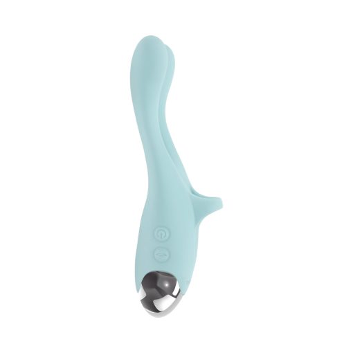 Evolved Couples Therapy Rechargeable Silicone Flexible Arm Tapping Finger Vibrator Mint - Image 7