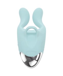 Evolved Couples Therapy Rechargeable Silicone Flexible Arm Tapping Finger Vibrator Mint