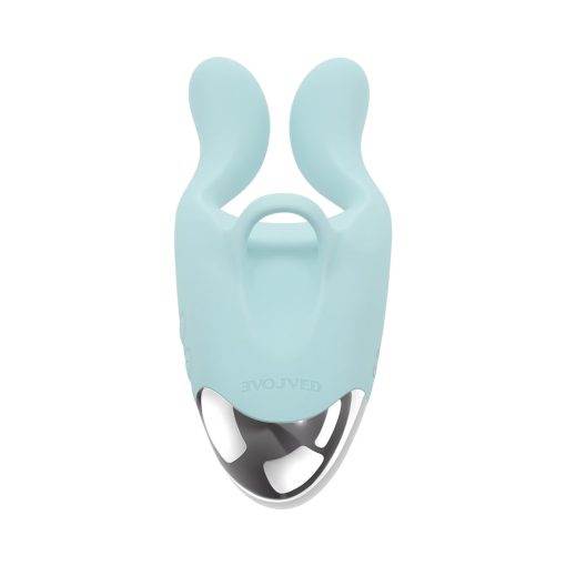 Evolved Couples Therapy Rechargeable Silicone Flexible Arm Tapping Finger Vibrator Mint - Image 9