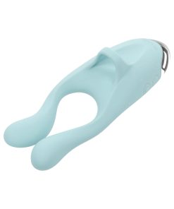 Evolved Couples Therapy Rechargeable Silicone Flexible Arm Tapping Finger Vibrator Mint
