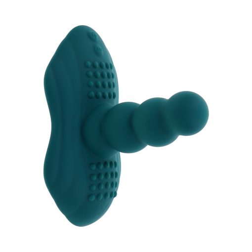 Playboy Have A Seat Rechargeable Silicone Remote-Controlled Vibrating Grind Pad Deep Teal - Image 4