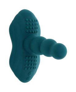 Playboy Have A Seat Rechargeable Silicone Remote-Controlled Vibrating Grind Pad Deep Teal