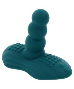 Playboy Have A Seat Rechargeable Silicone Remote-Controlled Vibrating Grind Pad Deep Teal