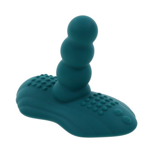 Playboy Have A Seat Rechargeable Silicone Remote-Controlled Vibrating Grind Pad Deep Teal - Image 9
