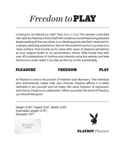 Playboy Have A Seat Rechargeable Silicone Remote-Controlled Vibrating Grind Pad Deep Teal