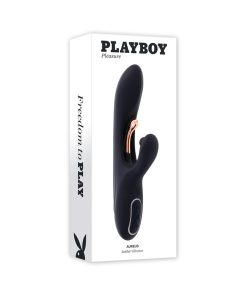 Playboy Aureus Rechargeable Silicone Rabbit Vibrator 2 Am