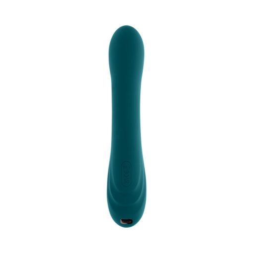 Playboy Aurelie Rechargeable Silicone G-Spot Tickling Vibrator Deep Teal - Image 5