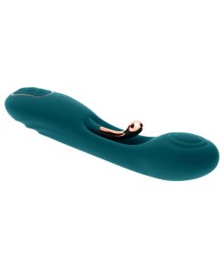 Playboy Aurelie Rechargeable Silicone G-Spot Tickling Vibrator Deep Teal