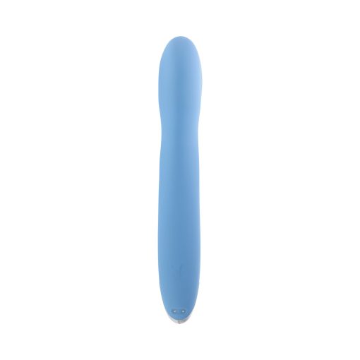 Playboy Up & Away Rechargeable Silicone Rabbit Vibrator Blue - Image 3