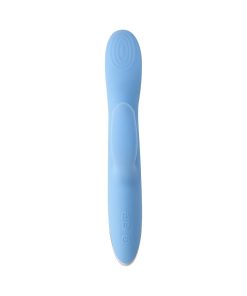 Playboy Up & Away Rechargeable Silicone Rabbit Vibrator Blue