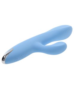 Playboy Up & Away Rechargeable Silicone Rabbit Vibrator Blue