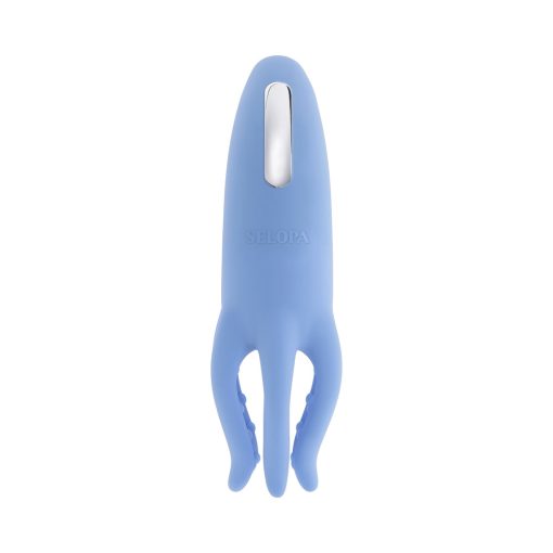 Selopa Tentacle Tickler Rechargeable Silicone Flexible Bead Vibrator Blue - Image 3