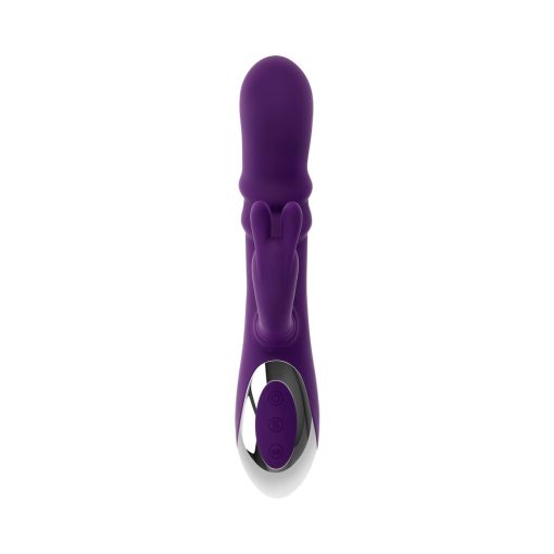 Playboy Bunny Punch Rabbit Vibrator – Twirling, Rechargeable, Purple - Image 5