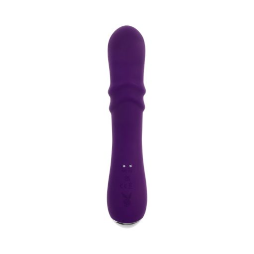 Playboy Bunny Punch Rabbit Vibrator – Twirling, Rechargeable, Purple - Image 6