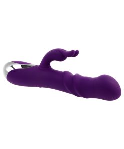 Playboy Bunny Punch Rabbit Vibrator – Twirling, Rechargeable, Purple