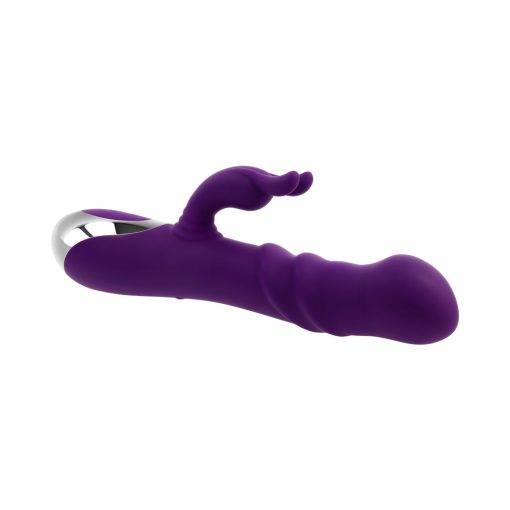 Playboy Bunny Punch Rabbit Vibrator – Twirling, Rechargeable, Purple - Image 7