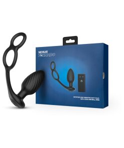 Nexus Tornado Cock And Ball Ring Rotating And Vibrating Butt Plug With Remote Control