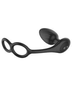 Nexus Tornado Cock And Ball Ring Rotating And Vibrating Butt Plug With Remote Control