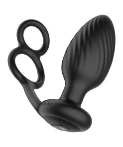 Nexus Tornado Cock And Ball Ring Rotating And Vibrating Butt Plug With Remote Control