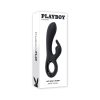 Playboy Late Night Bunny – Rechargeable Dual Vibrator with Rabbit Stimulator