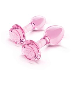 B-Vibe Pink Roses Training Plug Set