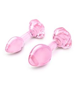 B-Vibe Pink Roses Training Plug Set