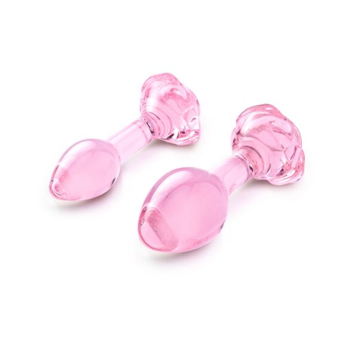 B-Vibe Pink Roses Training Plug Set - Image 4
