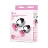 B-Vibe Jewel Metal Training Plug Set