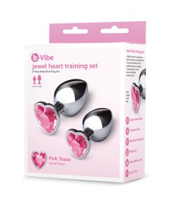 B-Vibe Jewel Metal Training Plug Set