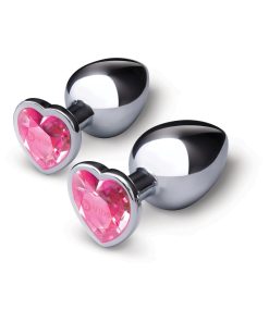 B-Vibe Jewel Metal Training Plug Set