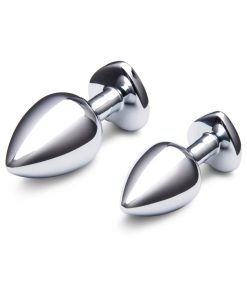 B-Vibe Jewel Metal Training Plug Set