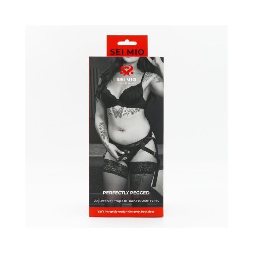Sei Mio Perfectly Pegged Beginners Strap-On Harness And 5 In. Dildo - Image 6
