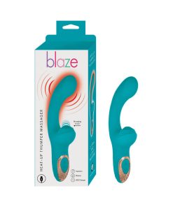 Blaze Heat-Up Thumper Massager – Heated G-Spot & Clitoral Vibrator (Aqua)
