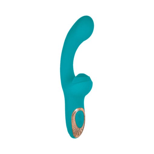Blaze Heat-Up Thumper Massager – Heated G-Spot & Clitoral Vibrator (Aqua) - Image 2