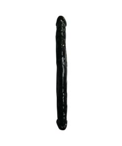Me You Us Eighteen Double Dong 18 In. Double Ended Dildo Black