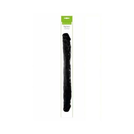 Me You Us Eighteen Double Dong 18 In. Double Ended Dildo Black - Image 6