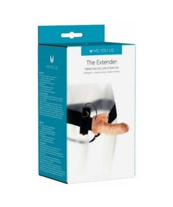 Me You Us The Extender Vibrating Hollow Strap-On Vanilla