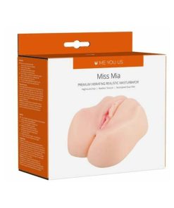 Me You Us Miss Mia Premium Vibrating Realistic Masturbator Vanilla
